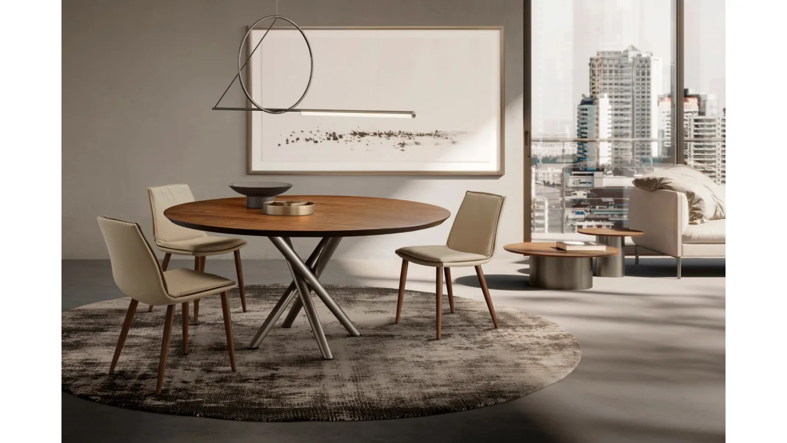 Baly Table with Eforma wood top