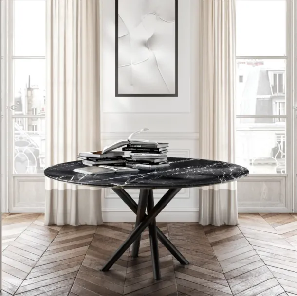 Baly Table with Eforma marble top
