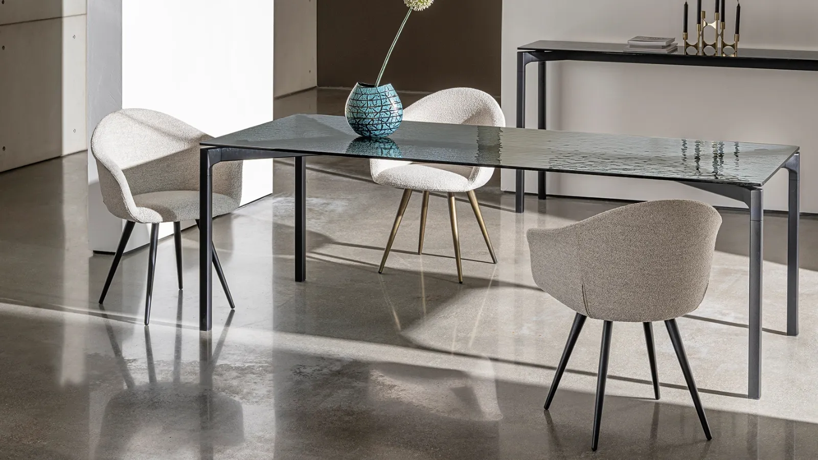 Bone Glass Table by Sovet