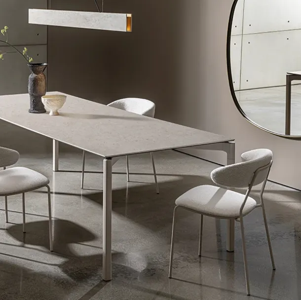 Bone Table in Sovet ceramic