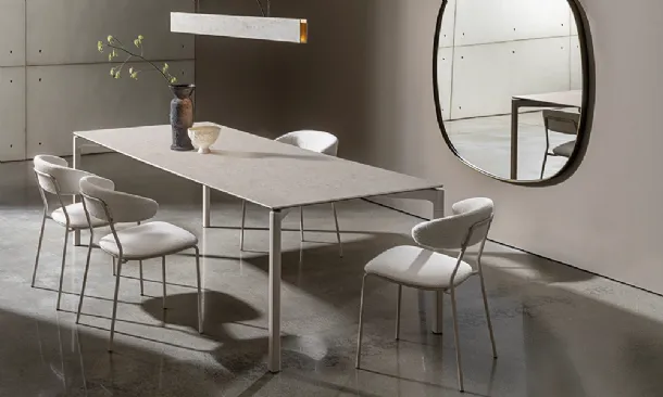 Bone Table in Sovet ceramic