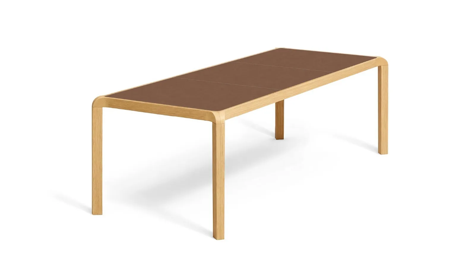 Solid ash wood Campa table by Zanotta