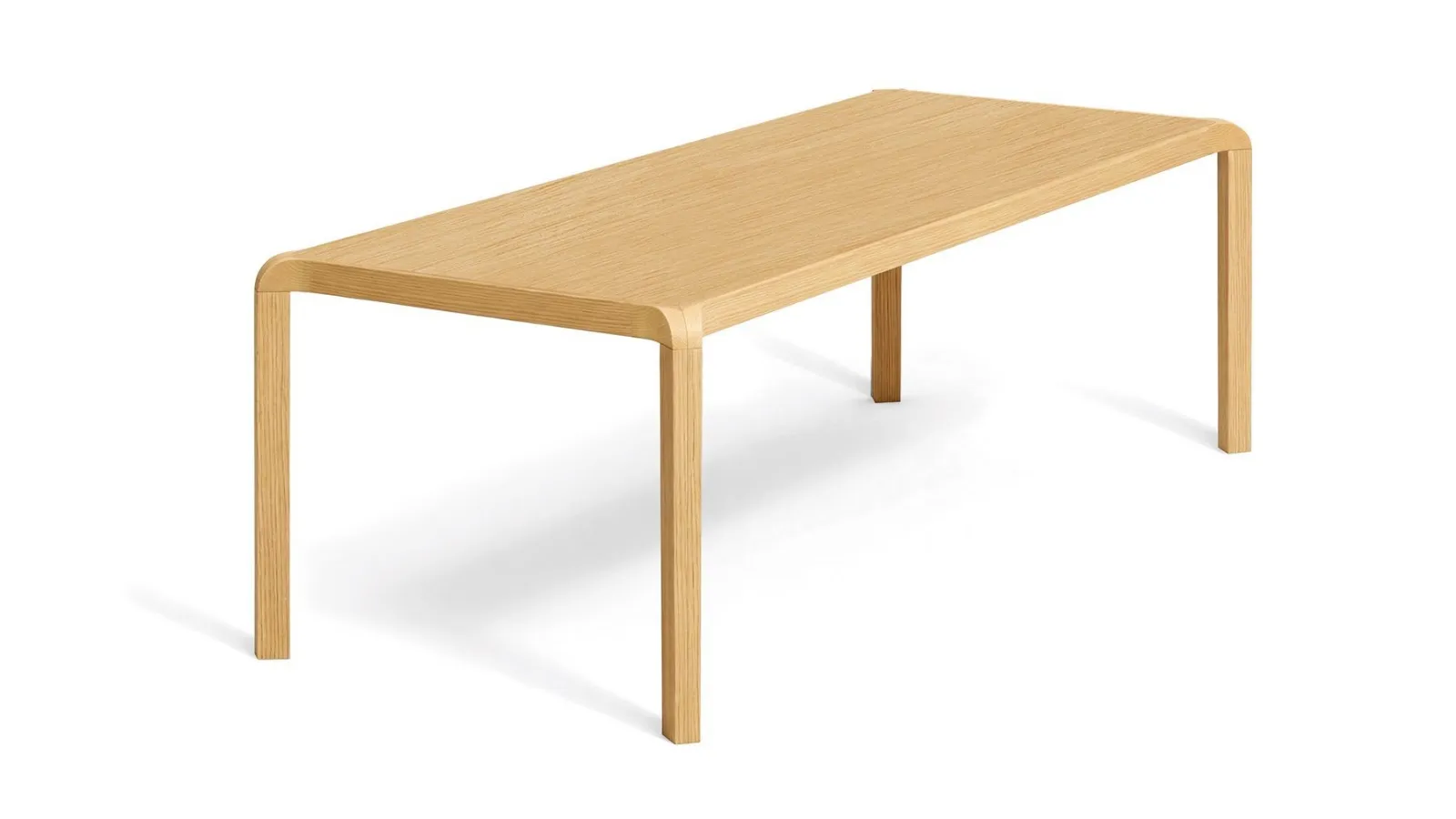 Solid ash wood Campa table by Zanotta