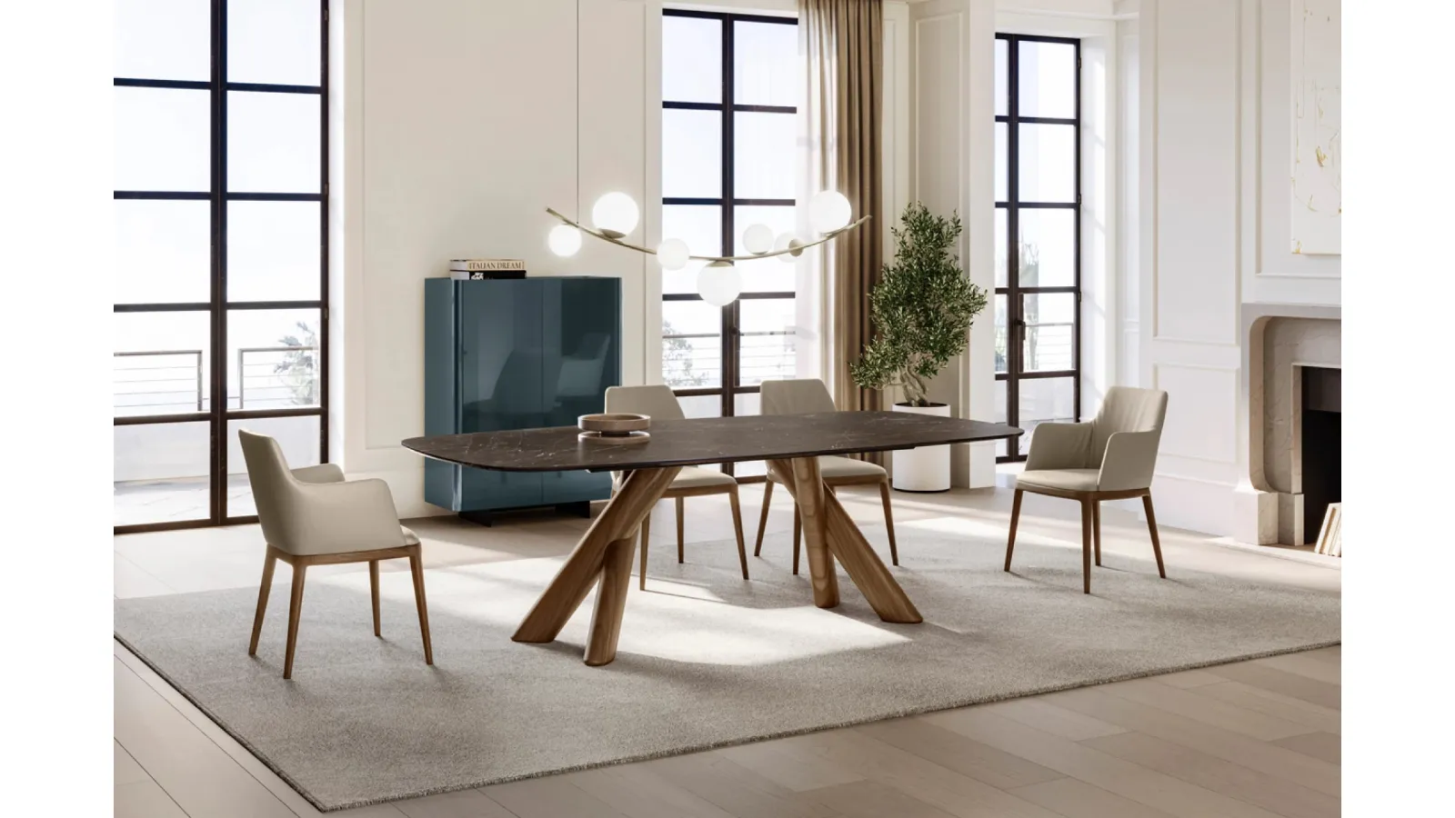Canova Table with Eforma ceramic top