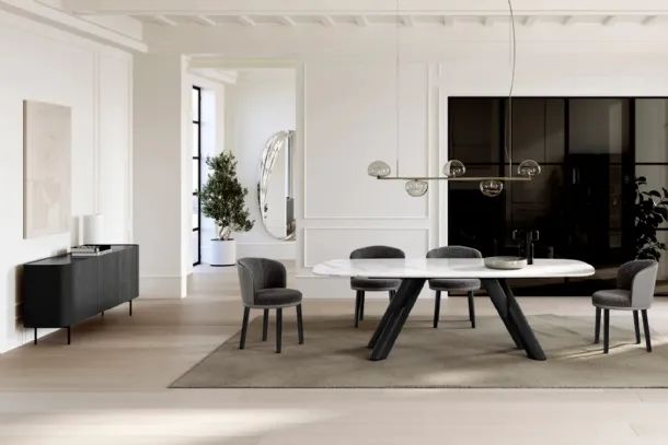 Canova Table with Eforma marble top