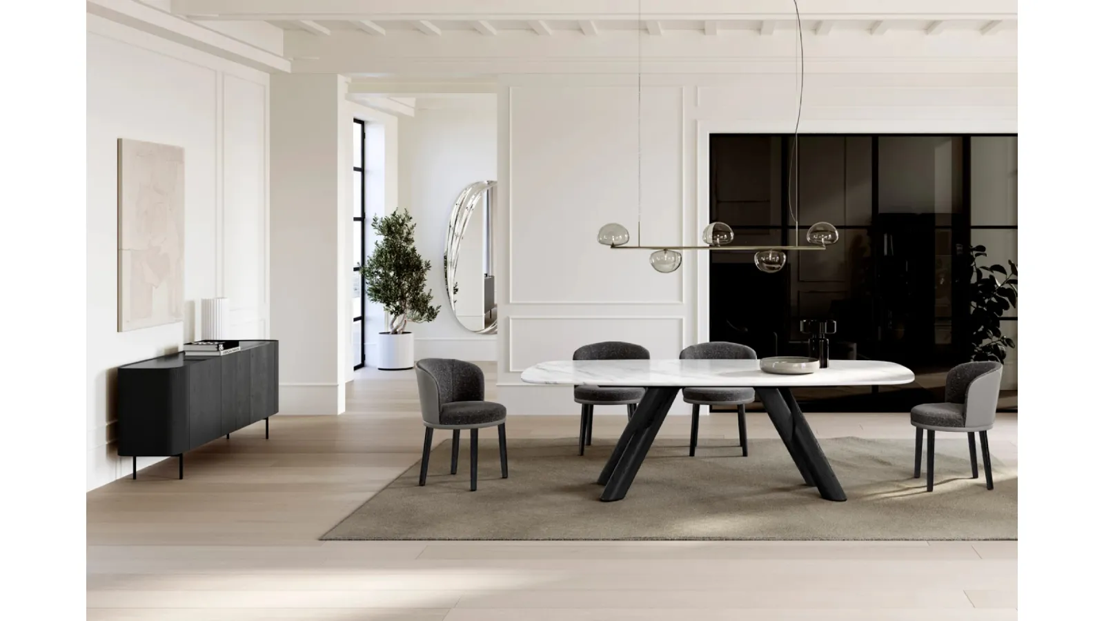 Canova Table with Eforma marble top