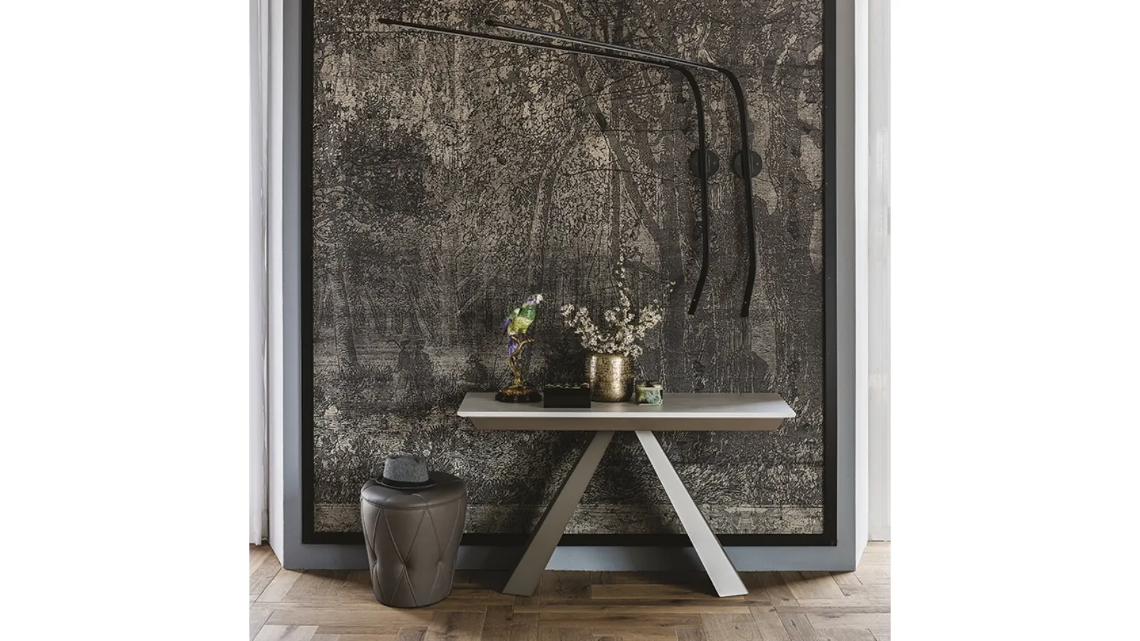 Convivium extendable console by Cattelan Italia