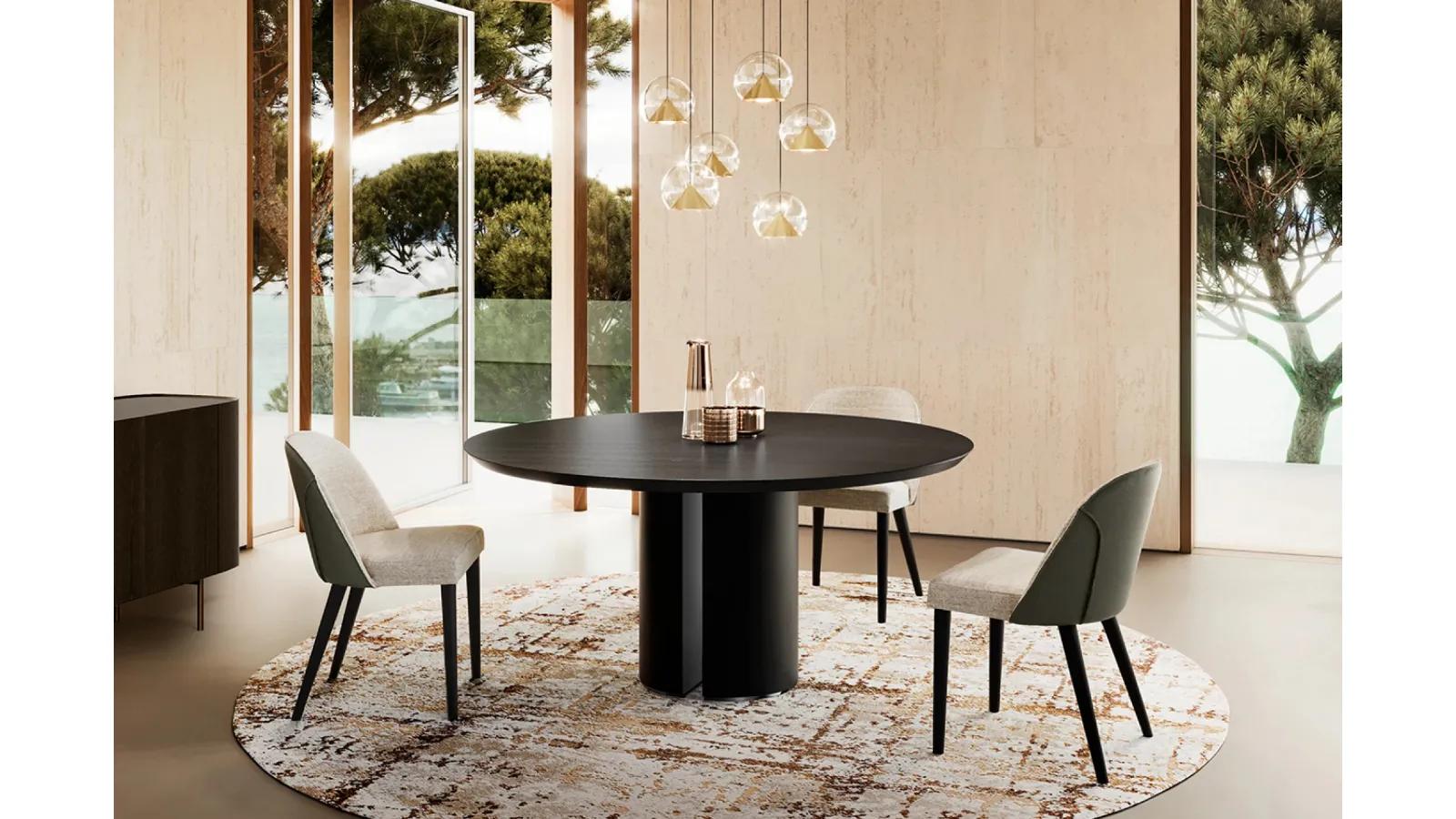 Dora Table with Eforma wood top