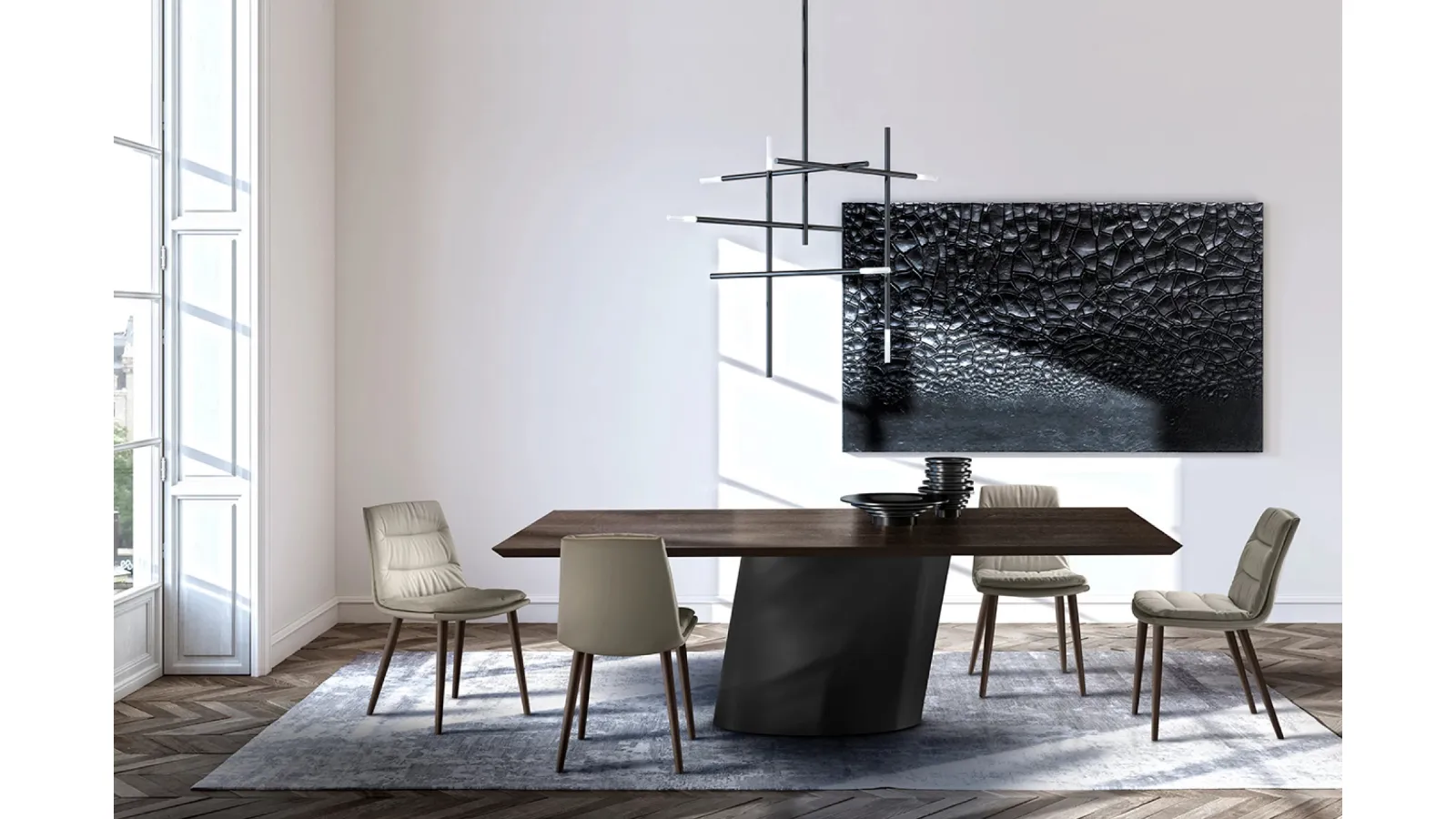 Dorado Table with Eforma wood top