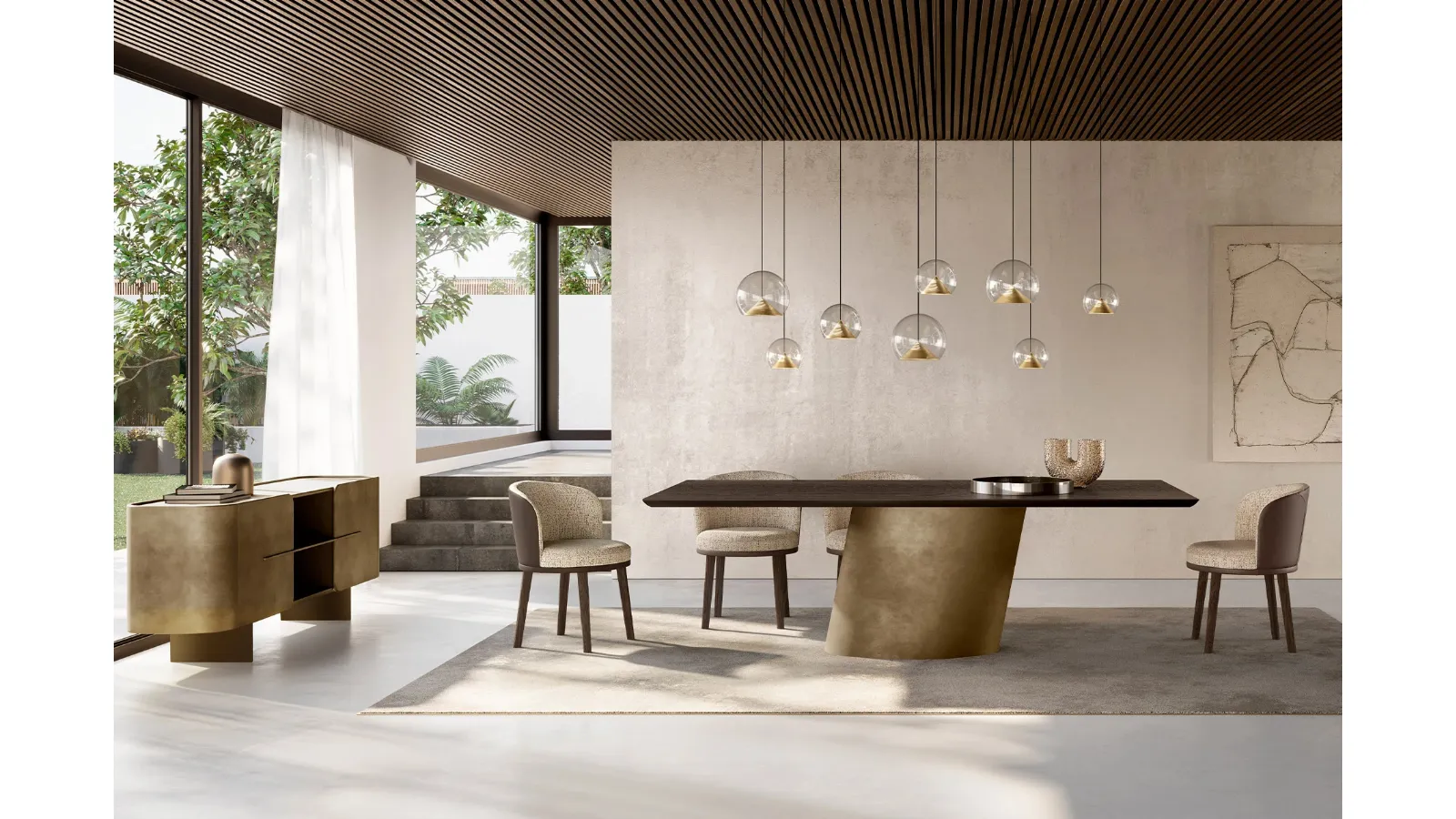 Dorado Table with Eforma wood top