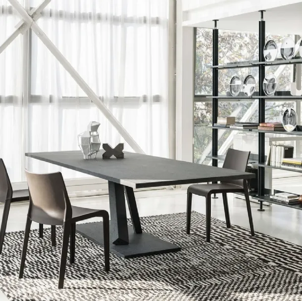 Rectangular Element table in concrete material by Desalto