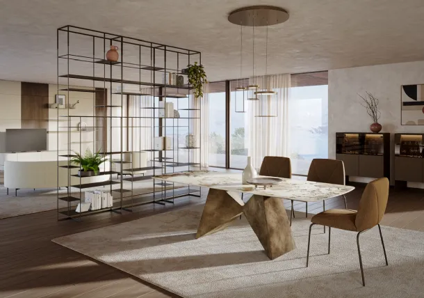 Gemini sculptural table by Ronda Design