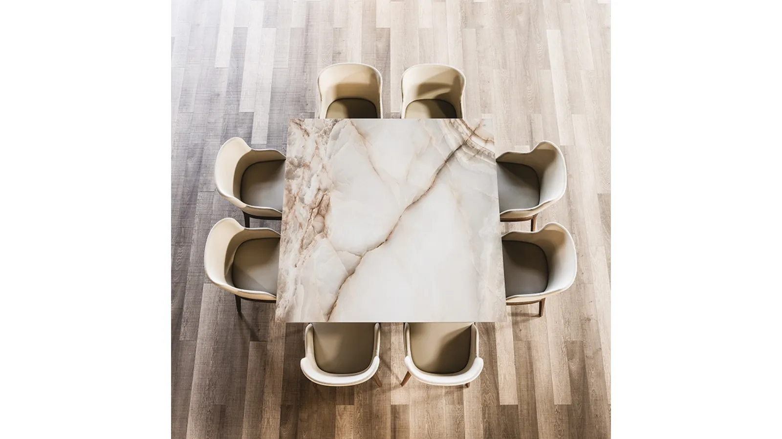 Gordon Keramik Table by Cattelan Italia