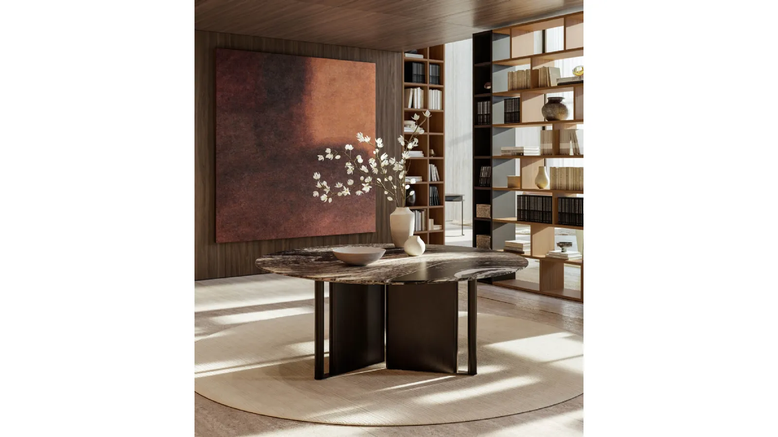 In-Between Table with Lema marble top