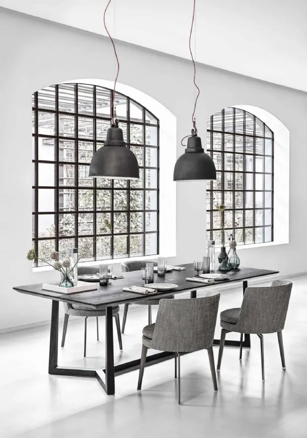 Jiff wooden table by Flexform