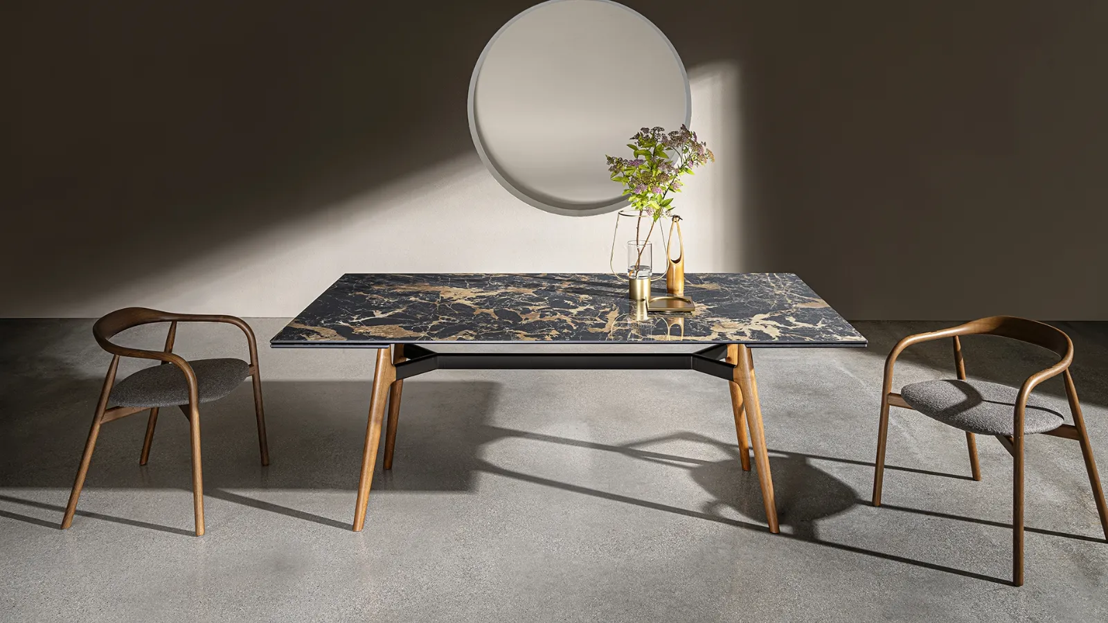 Sovet rectangular extendable Lewood table
