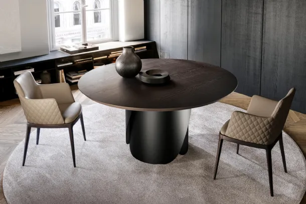 Onda Table with Eforma wood top