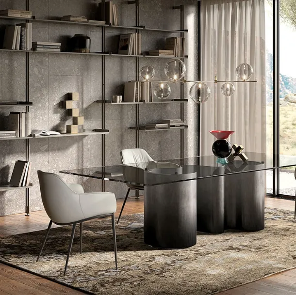 Papel Glass Table by Cattelan Italia