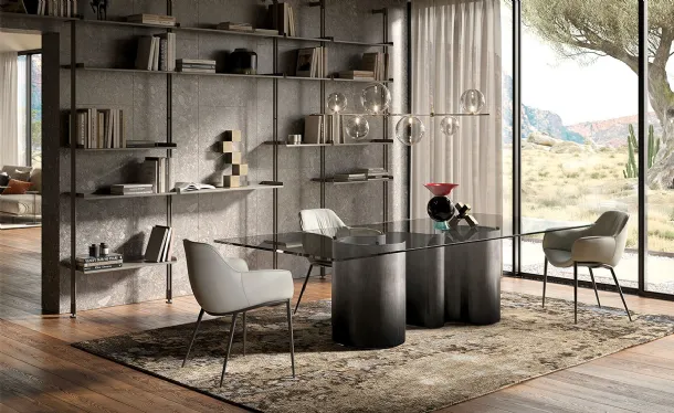 Papel Glass Table by Cattelan Italia
