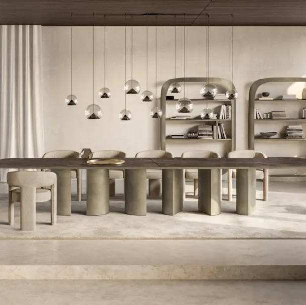 Plai XL Table with Ceramic Top by Eforma