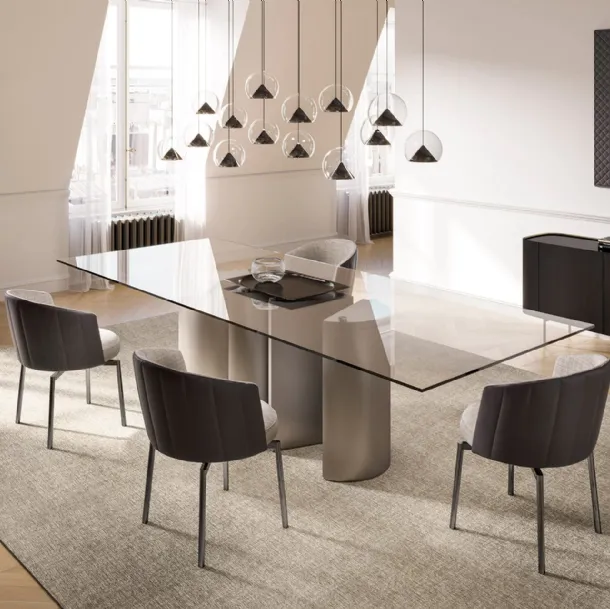 Plai Table with Eforma glass top
