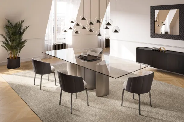 Plai Table with Eforma glass top