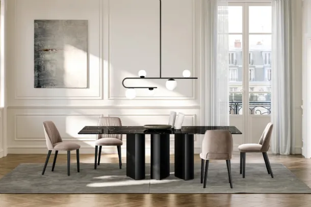 Plai Table with Eforma marble top