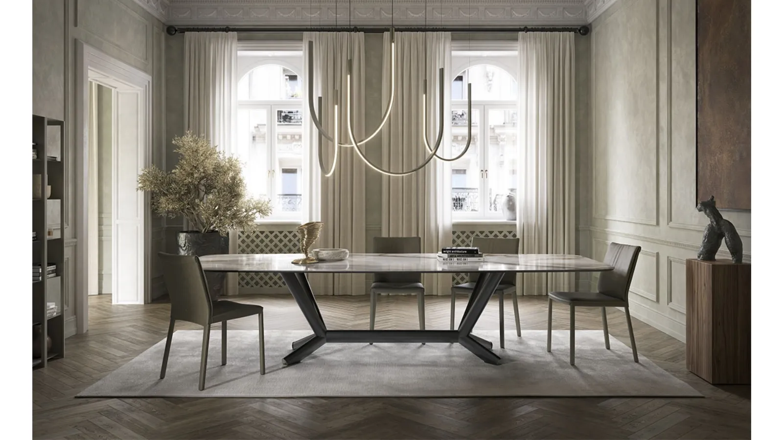 Planer Keramik Table by Cattelan Italia