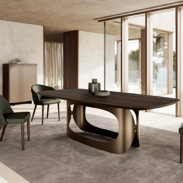 Polifemo Table with Eforma wood top