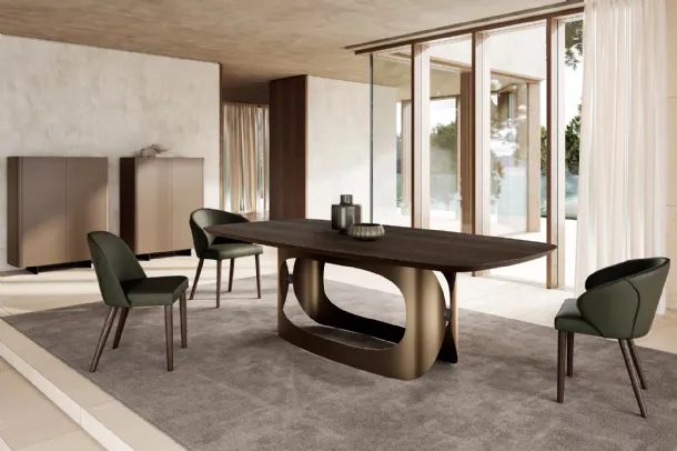 Polifemo Table with Eforma wood top