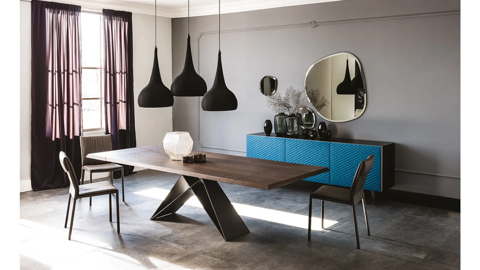 Premier Wood Drive Table by Cattelan Italia