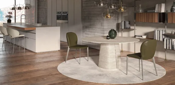 Rado Keramik Round Table by Cattelan Italia