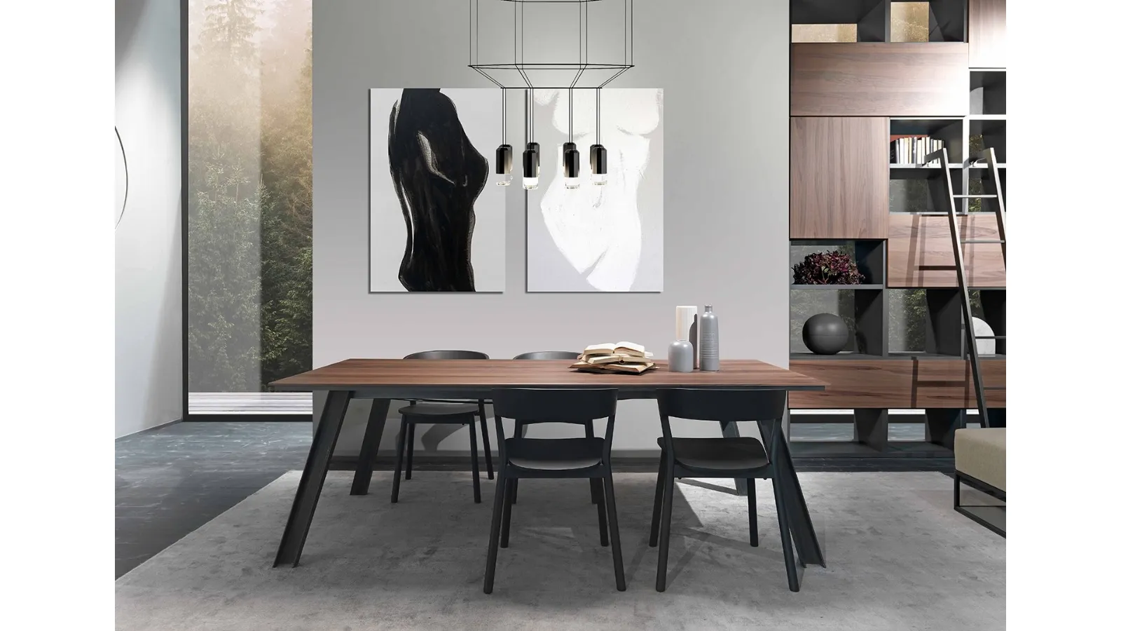 Rebel extendable table by Fimar