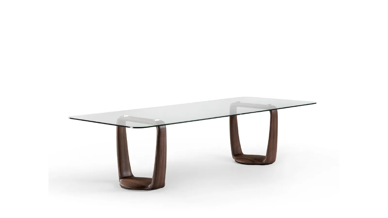 Saddle Rectangular Table in Porada crystal
