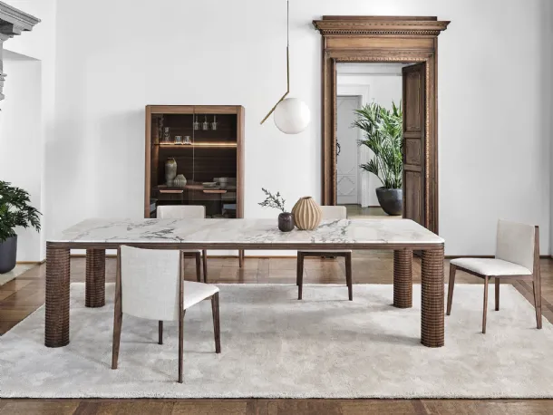 Sansiro Table with Porada marble top