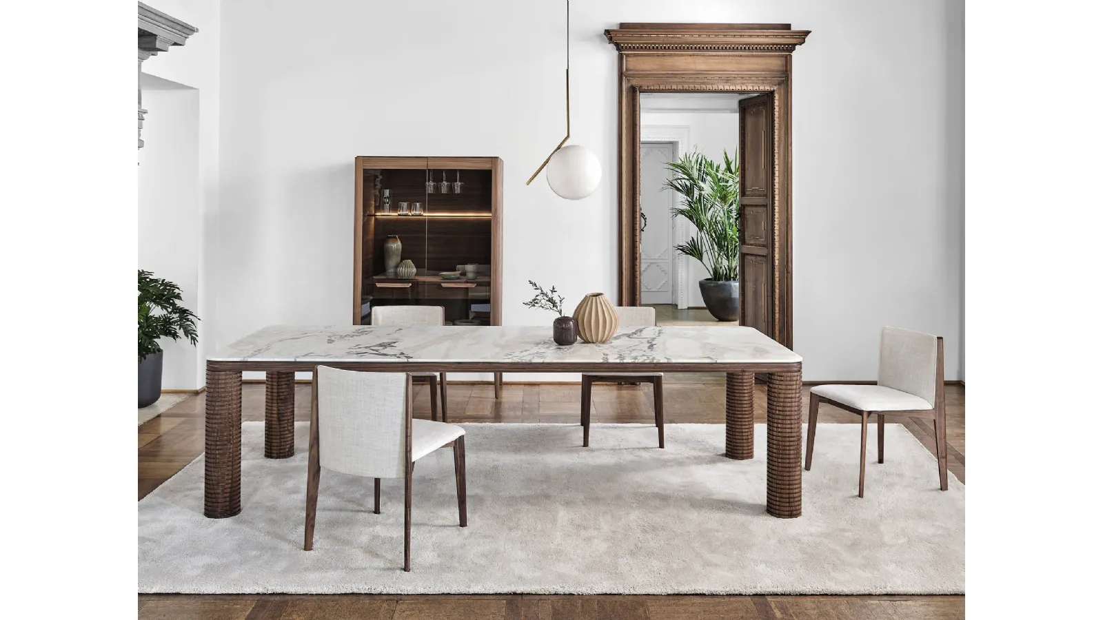 Sansiro Table with Porada marble top