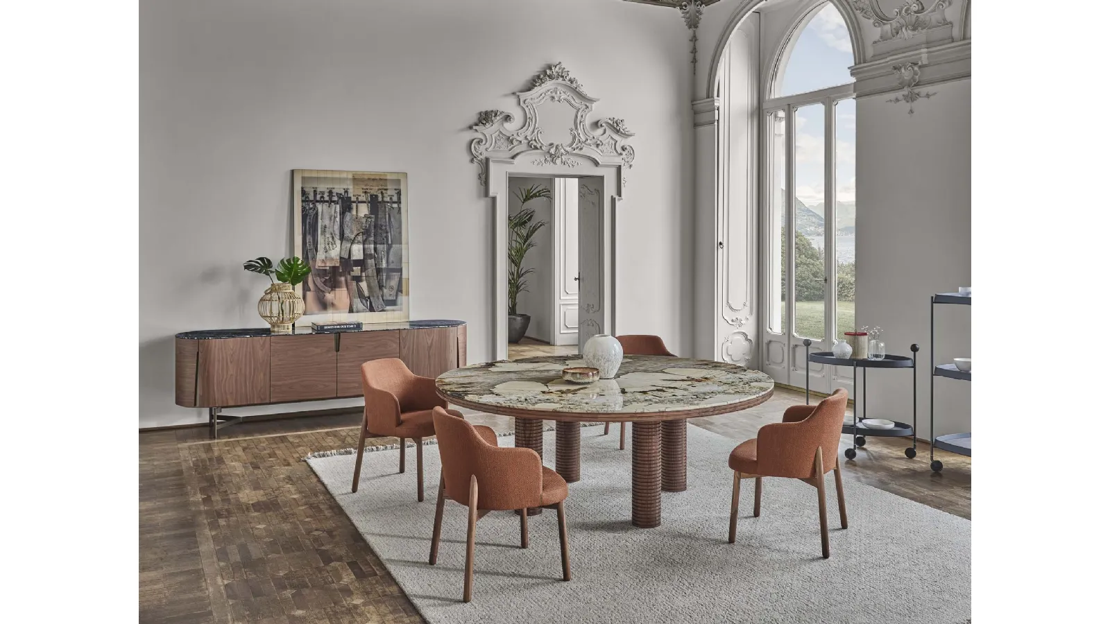 Sansiro Table with Porada marble top