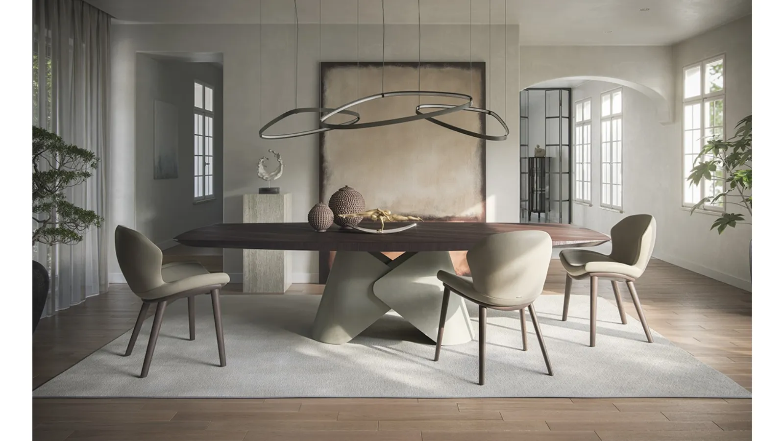 Scott Wood Table by Cattelan Italia