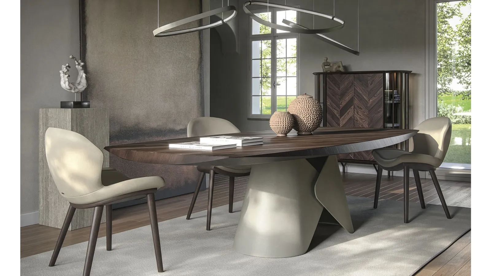 Scott Wood Table by Cattelan Italia