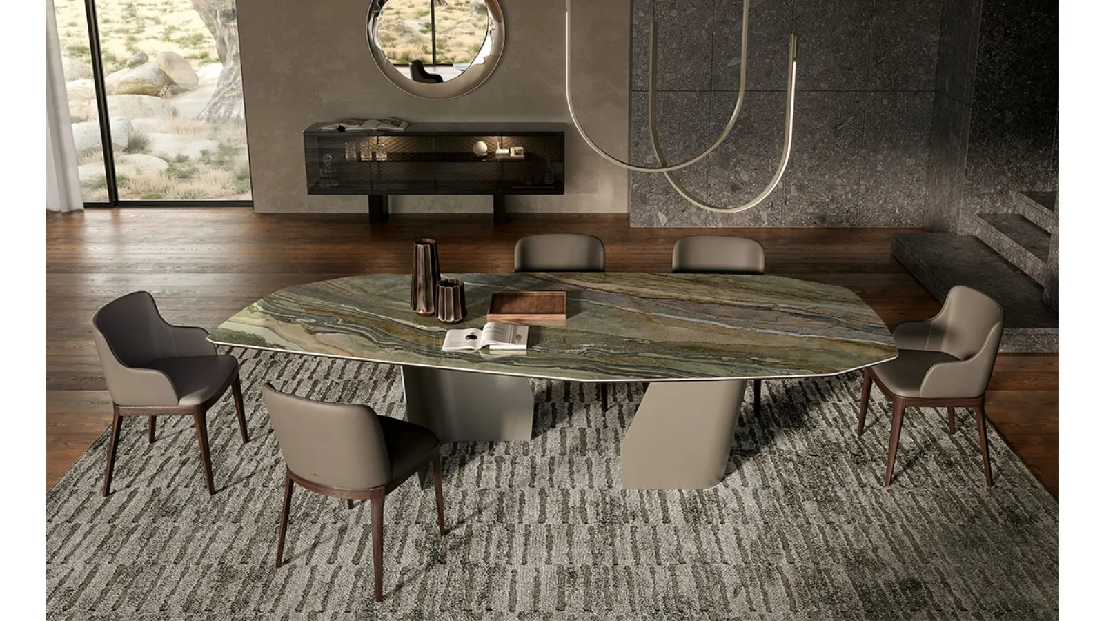 Senator Keramik Table by Cattelan Italia