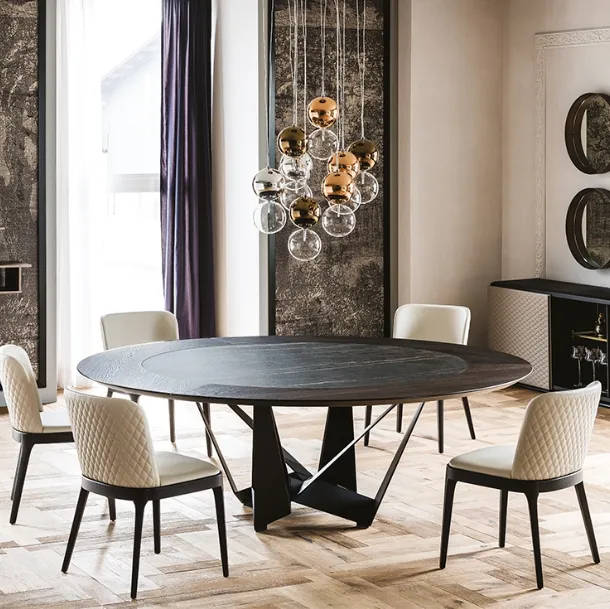 Skorpio Ker-Wood Round Table by Cattelan Italia