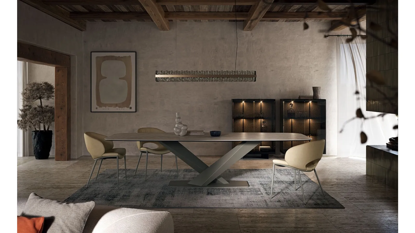 Stratos Keramik Table by Cattelan Italia