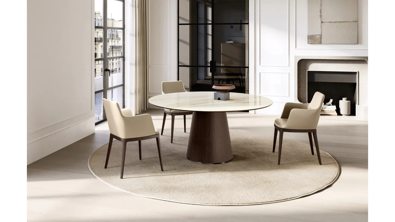 Teo Table with Eforma ceramic top