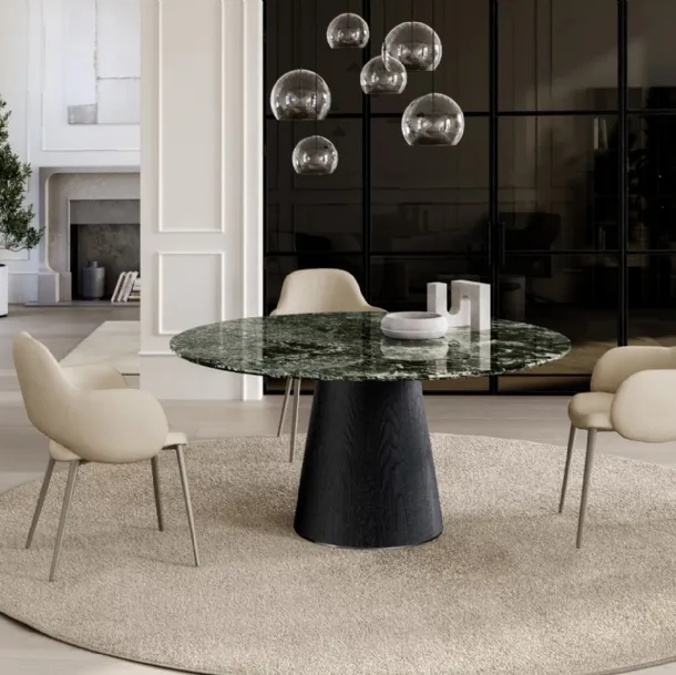 Teo Table with Eforma marble top