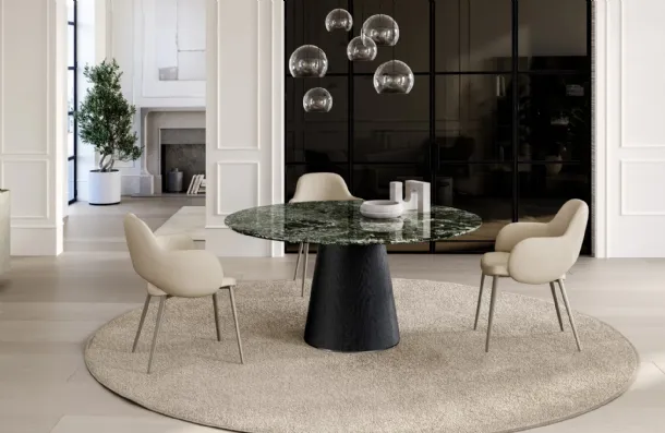 Teo Table with Eforma marble top