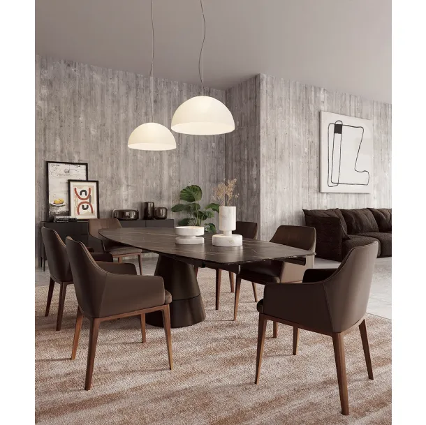 Terraferma extendable table by Alivar