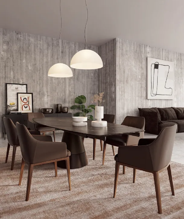 Terraferma extendable table by Alivar
