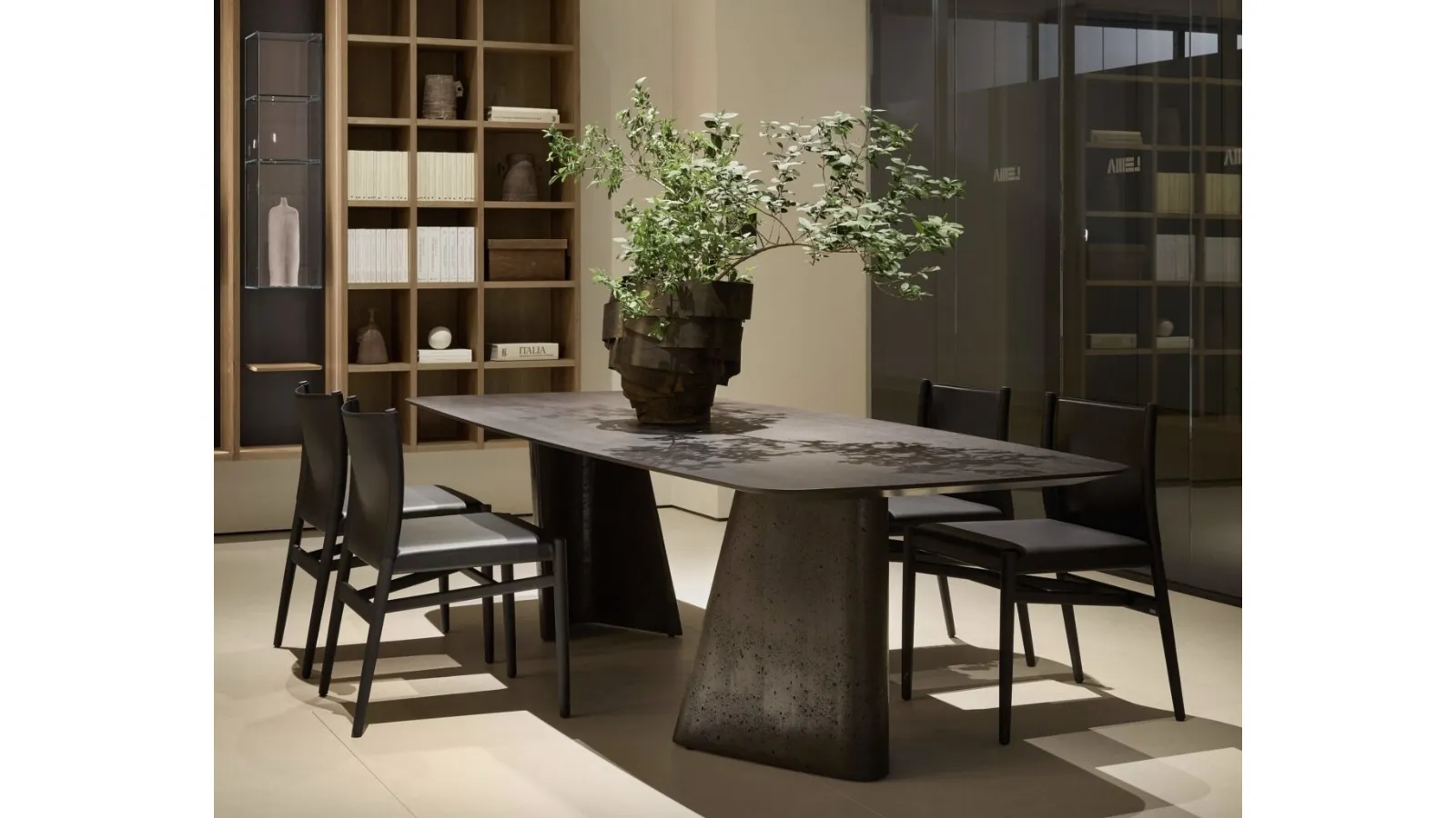 Lema Cross Table in Wood