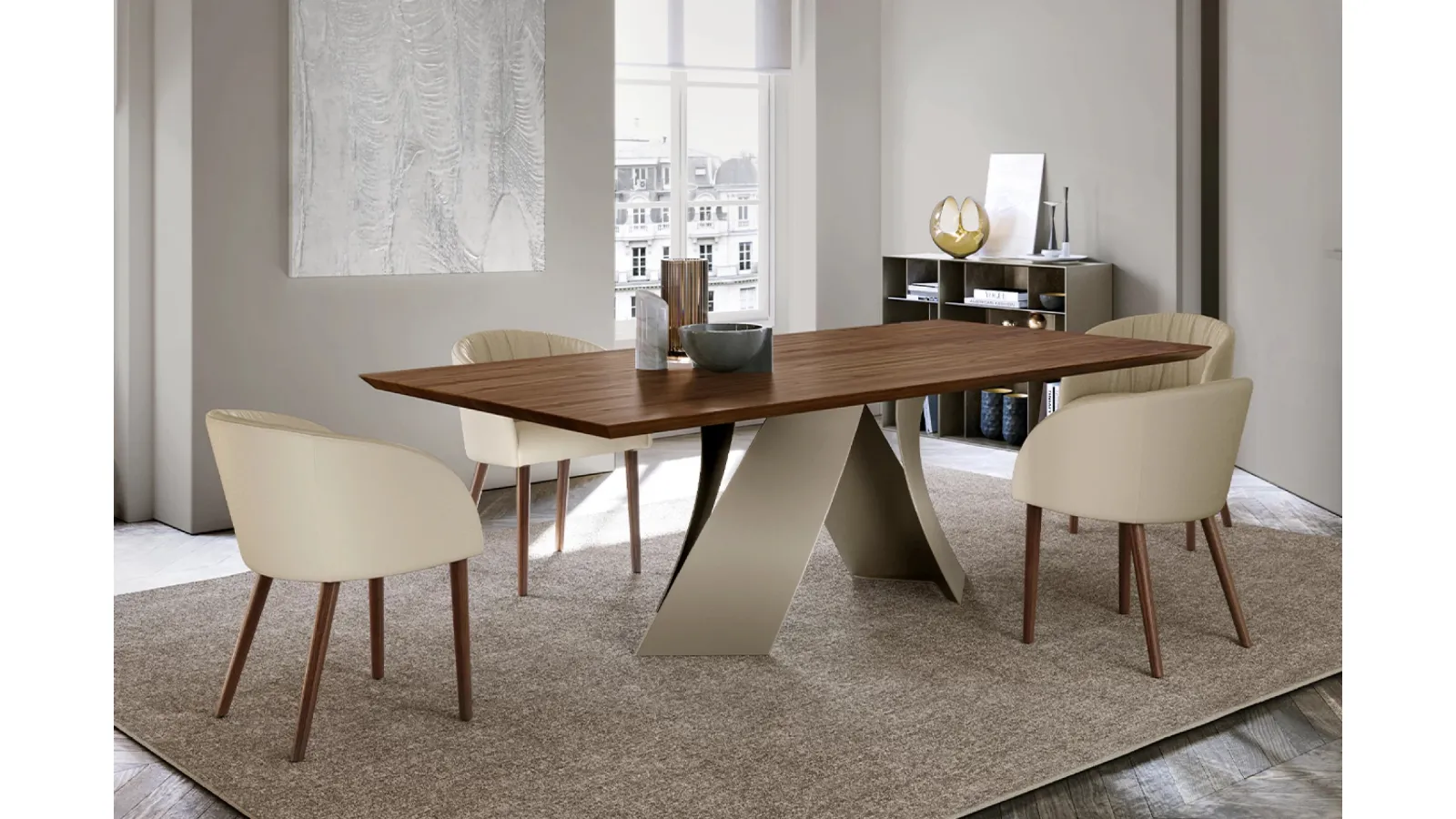 Twist Table with Eforma wood top