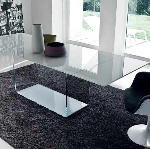 Valencia glass table by Sovet